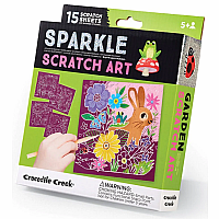 Sparkle Scratch Art Garden 