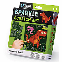 Sparkle Scratch Art Dinosaur