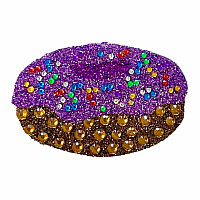 Purple Donut Stickerbeans