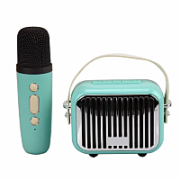 Teal Pocket Karaoke Speaker Mic