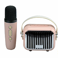 Pink Pocket Karaoke Speaker Mic