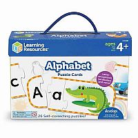 Upper and Lower Case Alphabet Puzzle Cards