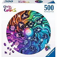 500 pc Astrology Round Puzzle