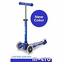 Mini Deluxe LED Blue/White Scooter