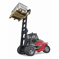 Linde Fork Lift with Pallet and 3 Cages