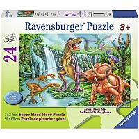 24 pc Dino Falls Floor Puzzle