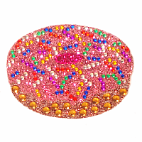 Pink Donut Stickerbeans