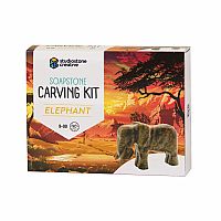 Elephant Soapstone Carving Kit