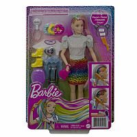 Leopard Rainbow Hair Barbie®