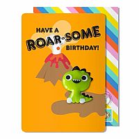 Dino Roarsome Birthday Card