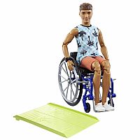 Barbie® Fashionistas™ Ken Doll with Wheelchair and Ramp