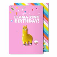 Llamazing Birthday Card
