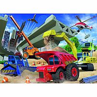 60 pc Construction Trucks Puzzle