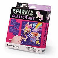 Sparkle Scratch Art Magical Friends