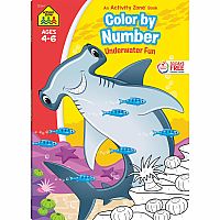 Color by Number Underwater Fun Workbook