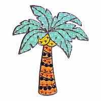 Palm Tree Stickerbeans