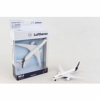Lufthansa Airline Single Plane