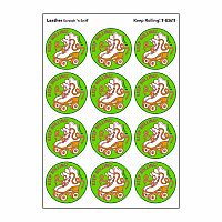 Scratch 'n Sniff Keep Rolling Leather Stickers