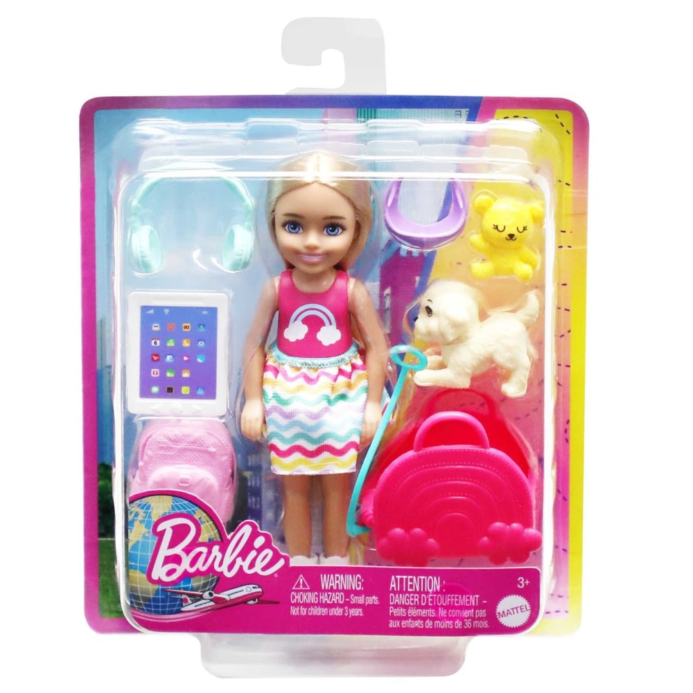Travel Chelsea™ Barbie® Doll - Fun Stuff Toys